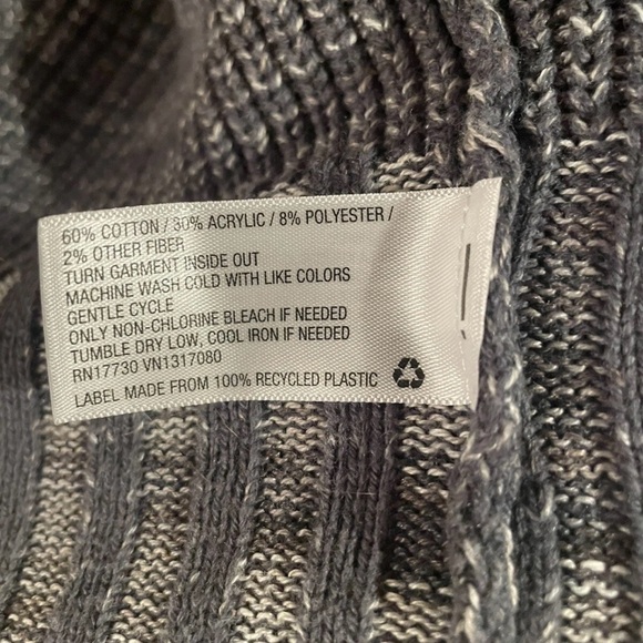 Knox Rose Large Gray Knit Cardigan - Picture 9 of 9